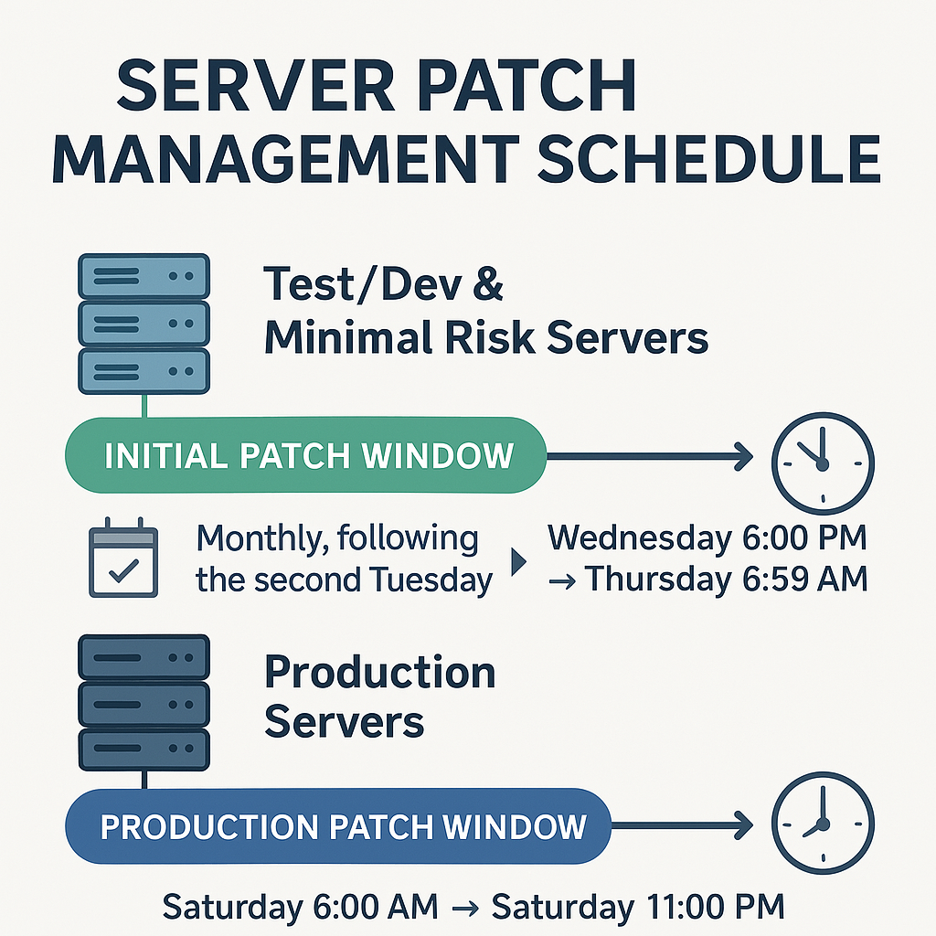 Server Patch Management Schedule